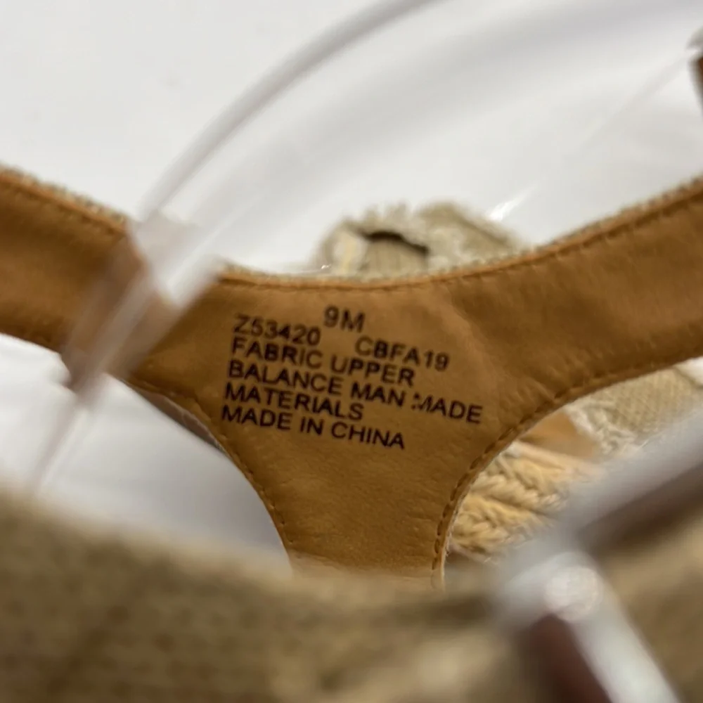 b.o.c  Espadrilles with Wedge Heel size 9